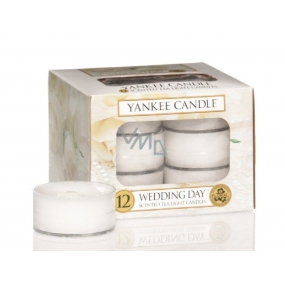 Yankee Candle Wedding Day - Svatební den vonná čajová svíčka 9,8 g 12 kusů