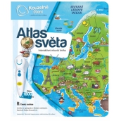 Albi Kouzelné čtení interaktivní mluvící kniha Atlas světa, věk 6+