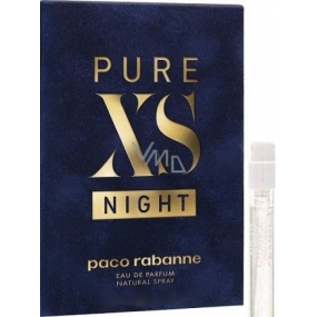 Paco Rabanne Pure XS Night parfémovaná voda pro muže 1,5 ml s rozprašovačem, vialka