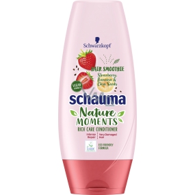 Schauma Nature Moments Jahody, banány a chia semínka balzám na poškozené vlasy 200 ml