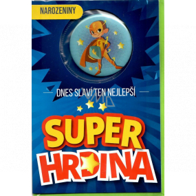 Nekupto Přání k narozeninám Super hrdina 115 x 170 mm 3533 K