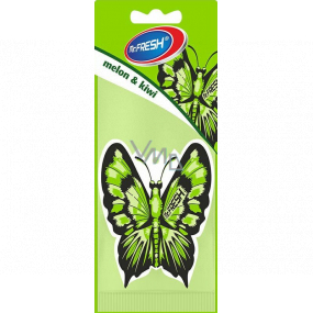 Mister Fresh Car Parfume Motýl Melon & Kiwi osvěžovač vzduchu závěsný 1 kus