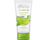 Bielenda Bouquet Nature Cucumber & Lime 3v1 čistící gel a sérum s okurkou a limetkou 150 g