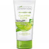Bielenda Bouquet Nature Cucumber & Lime 3v1 čistící gel a sérum s okurkou a limetkou 150 g