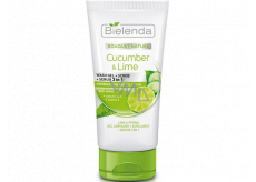 Bielenda Bouquet Nature Cucumber & Lime 3v1 čistící gel a sérum s okurkou a limetkou 150 g