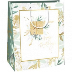 Ditipo Dárková papírová taška 26,4 x 32,7 x 13,6 cm Dáreček Happy Birthday