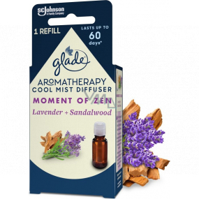 Glade Aromatherapy Cool Mist Diffuser Moment Of Zen Lavender + Sandalwood náplň esenciální olej 17,4 ml