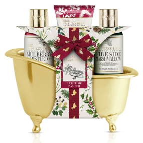 Baylis & Harding Zimní království pěna do koupele 100 ml + sprchový krém 100 ml + krém na ruce 50 ml + vanička, kosmetická sada pro ženy