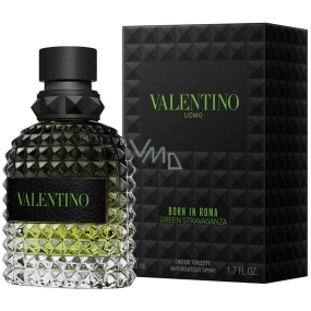 Valentino Uomo Born in Roma Green Stravaganza toaletní voda pro muže 50 ml