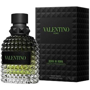 Valentino Uomo Born in Roma Green Stravaganza toaletní voda pro muže 50 ml