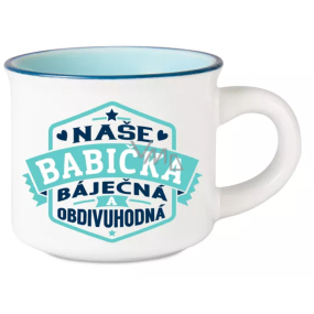 Albi Espresso hrneček - Nejlepší babička báječná a obdivuhodná 45 ml