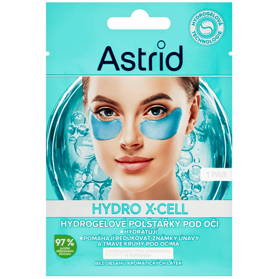 Astrid Hydro X-Cell oční polštářky 2 kusy