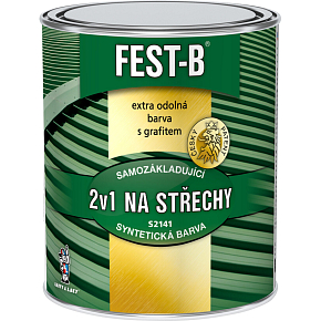 FEST-B S2141, antikorozní nátěr na železo, 0840 červenohnědá, 800 g