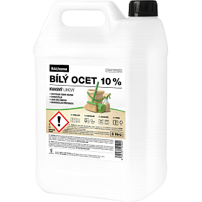 BALHOME bílý ocet na úklid 10% 5 l