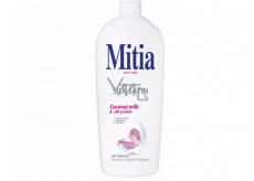 Mitia Silk Satin s kokosovým mlékem tekuté mýdlo náhradní náplň 1 l