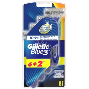 Gillette Blue 3 holítka 3břité pro muže 8 kusů