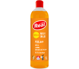 Real Maxi úklid Podlahy univerzální antistatický čisticí prostředek s mýdlem na dřevo, lamino, omyvatelné plochy 1 l