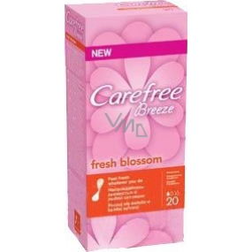 Carefree Breeze Fresh Blossom slipové intimní vložky 20 kusů