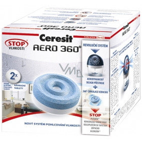 Ceresit Stop vlhkosti Aero 360 náhradní tablety 2 x 450 g