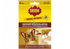 Orion Total Attack okenní mucholapka s kontaktní návnadou 4 kusy