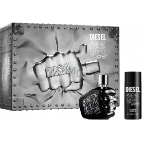 Diesel Only The Brave Tattoo toaletní voda pro muže 35 ml + sprchový gel 50 ml, dárková sada