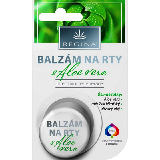 Regina Aloe Vera balzám na rty intenzivní regenerace 4,g
