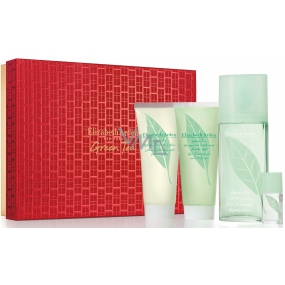 Elizabeth Arden Green Tea parfémovaná voda pro ženy 100 ml + tělové mléko 100 ml + sprchový gel 100 ml + parfémovaná voda pro ženy 3,7 ml, dárková sada