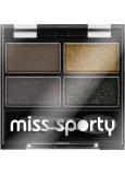 Miss Sporty Studio Colour Quattro oční stíny 414 100% Smokey 3,2 g
