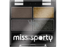Miss Sporty Studio Colour Quattro oční stíny 414 100% Smokey 3,2 g