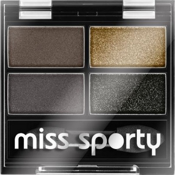 Miss Sporty Studio Colour Quattro oční stíny 414 100% Smokey 3,2 g