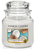 Yankee Candle Coconut Splash - Kokosové osvěžení vonná svíčka Classic střední sklo 411 g