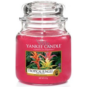 Yankee Candle Tropical Jungle - Tropická džungle vonná svíčka Classic střední sklo 411 g