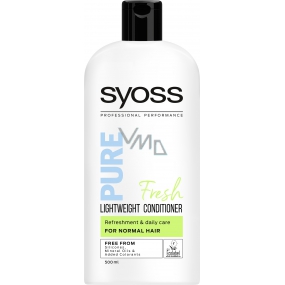 Syoss Pure Fresh osvěžení a denní péče, lehký balzám pro normální vlasy 500 ml