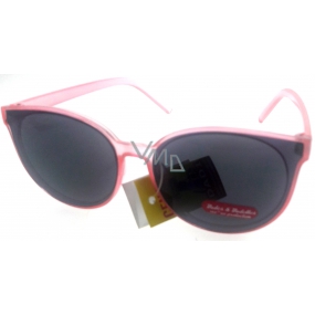 Dudes & Dudettes Sluneční brýle pro děti světle růžové DD16015