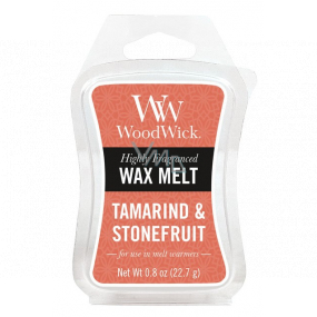 WoodWick Tamarind & Stonefruit - Tamarind a peckovice Artisan vonný vosk do aromalampy 22,7 g