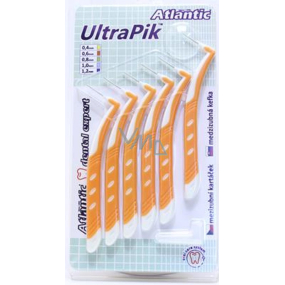 Atlantic UltraPik mezizubní kartáčky 0.6 mm Oranžové zahnuté 6 kusů