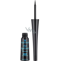 Essence Dip Eyeliner voděodolné tekuté oční linky 01 Black 3 ml