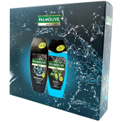 Palmolive Men Sport 3v1 sprchový gel na tělo a vlasy 250 ml + Men Refreshing 3v1 sprchový gel na tělo, tvář a vlasy 250 ml, kosmetická sada pro muže