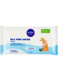 Nivea Baby Pure Water 99% čisticí ubrousky 57 kusů