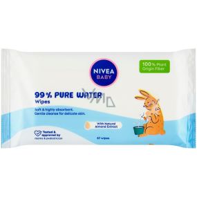 Nivea Baby Pure Water 99% čisticí ubrousky 57 kusů