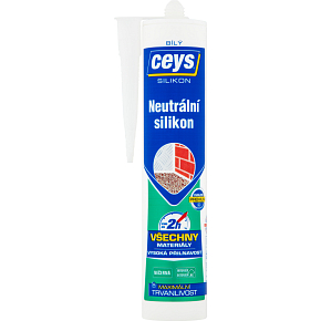 Ceys Neutrální silikon, bílý, 280 ml Ceys Neutrální silikon, bílý, 280 ml