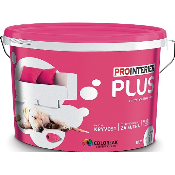 Colorlak Prointeriér Plus vnitřní malířský nátěr disperzní Bílá 7 kg