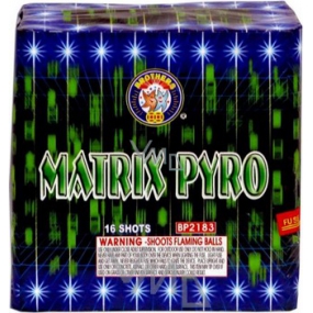 Brothers Matrix Pyro pyrotechnika CE2 16 ran 1 kus II. třídy nebezpečí prodejné od 18 let!