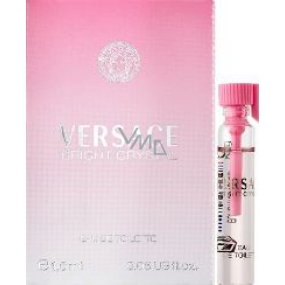 Versace Bright Crystal toaletní voda pro ženy 1,6 ml s rozprašovačem, vialka