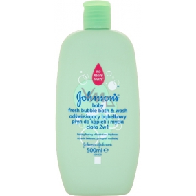 Johnsons Baby Fresh 2v1 bublinková koupel a mycí gel pro děti 500 ml