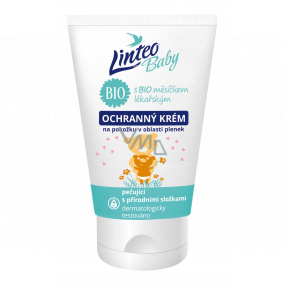 Linteo Baby Bio Měsíček lékařský krém na pokožku v oblasti plenek 75 ml