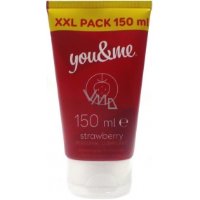 You & Me Strawberry lubrikační gel 150 ml