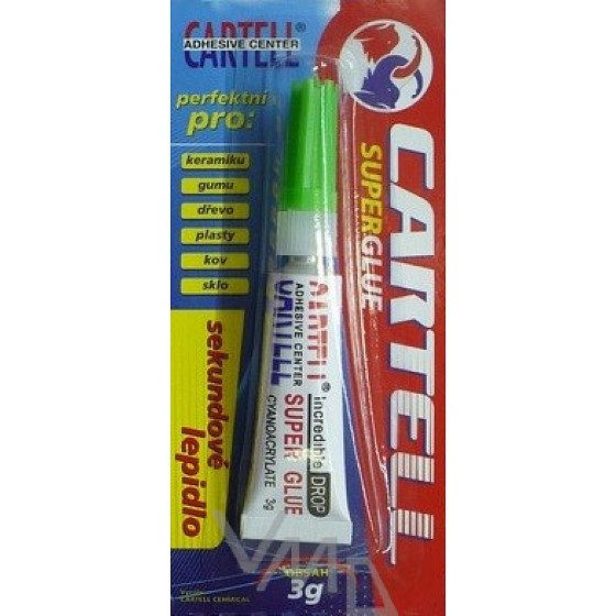 Cartell Super Glue univerzální sekundové lepidlo 3 g