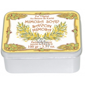 Le Blanc Mimosa - Mimóza přírodní mýdlo tuhé v krabičce 100 g