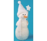 Sněhulák bílý na postavení 23 cm č.1